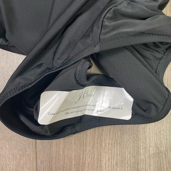 J Crew Strapless One Piece Ruched Bathing Swimsuit US Women's S New - Picture 5 of 5